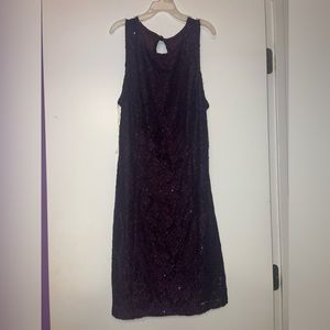 Purple formal dress